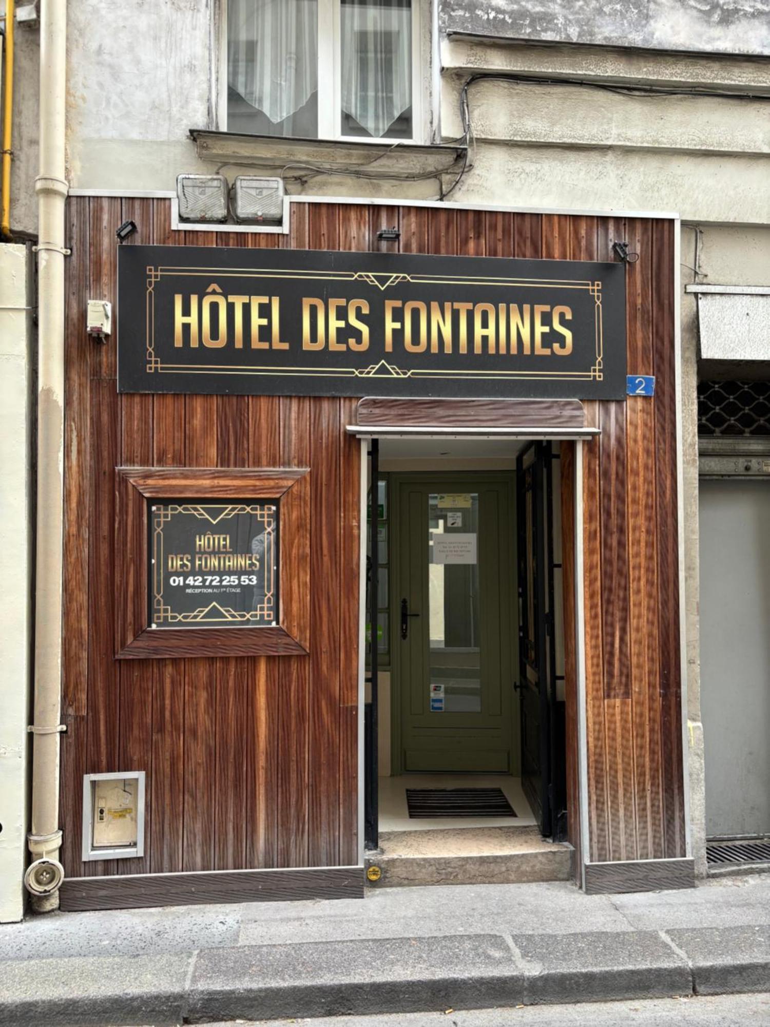 Hotel Des Fontaines Париж Экстерьер фото