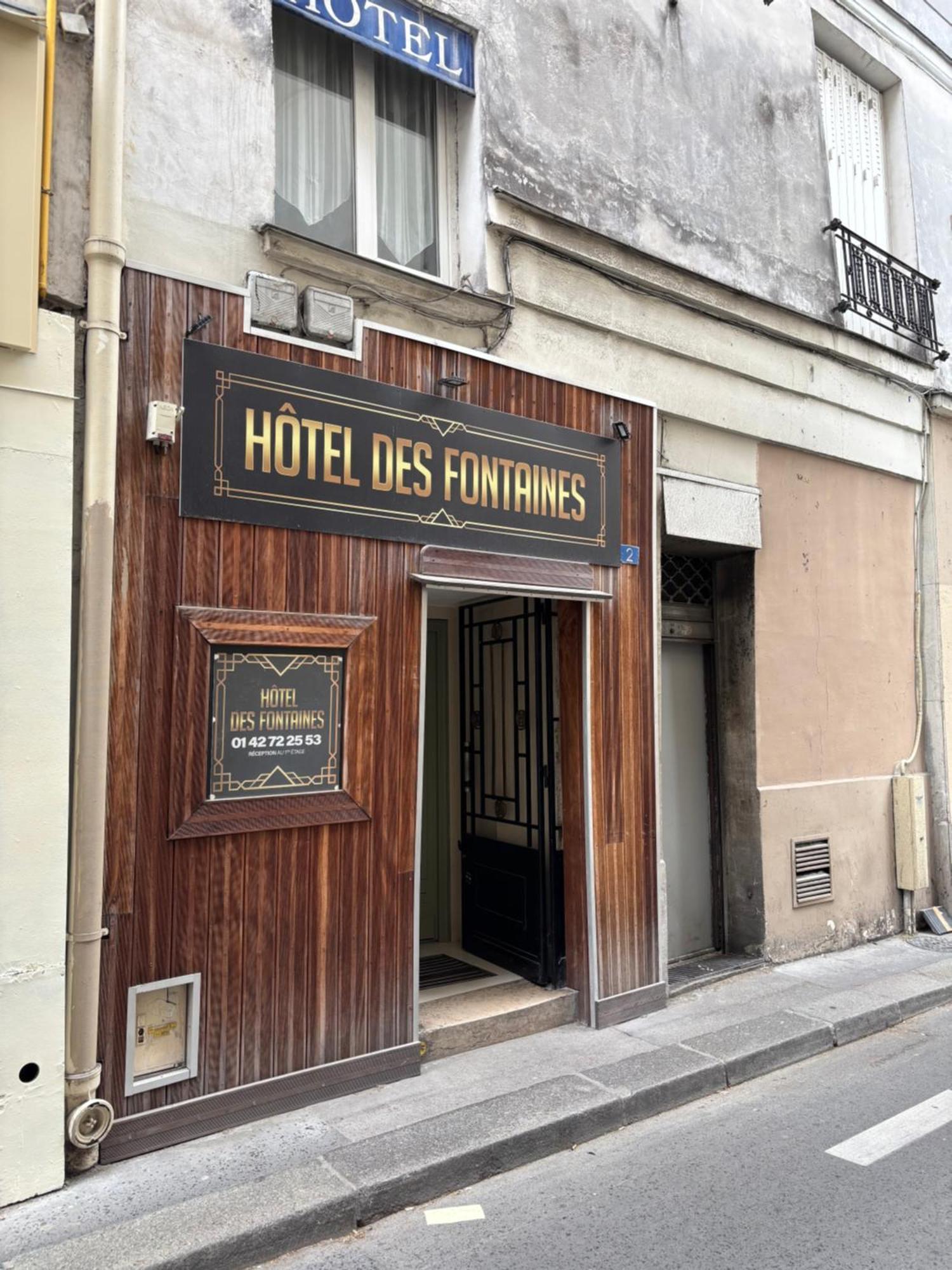 Hotel Des Fontaines Париж Экстерьер фото